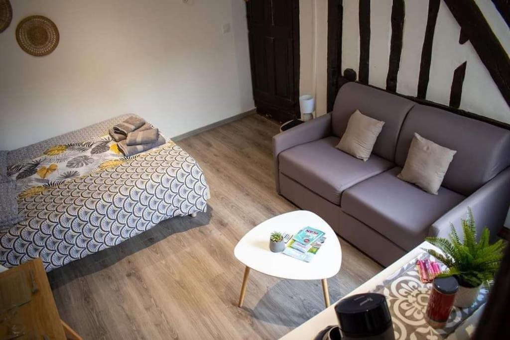Studio Charmant Confortable Tv Centre Ville Лувье Экстерьер фото