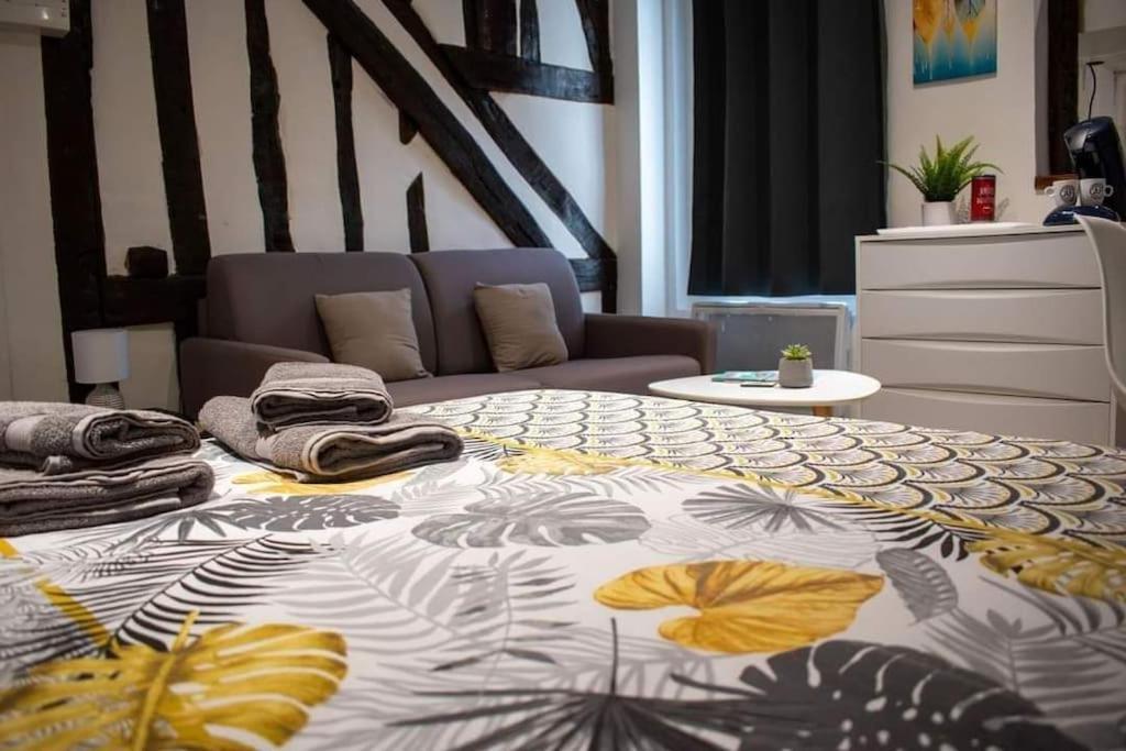 Studio Charmant Confortable Tv Centre Ville Лувье Экстерьер фото